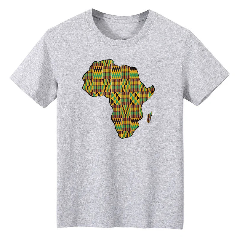 African Map Patches On Clothing