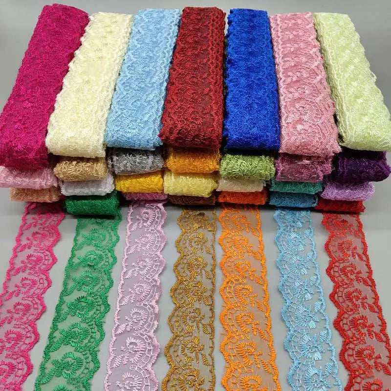 New Wholesale 10 Yard 4CM Wide Lace