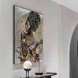 African Black Woman Canvas Posters