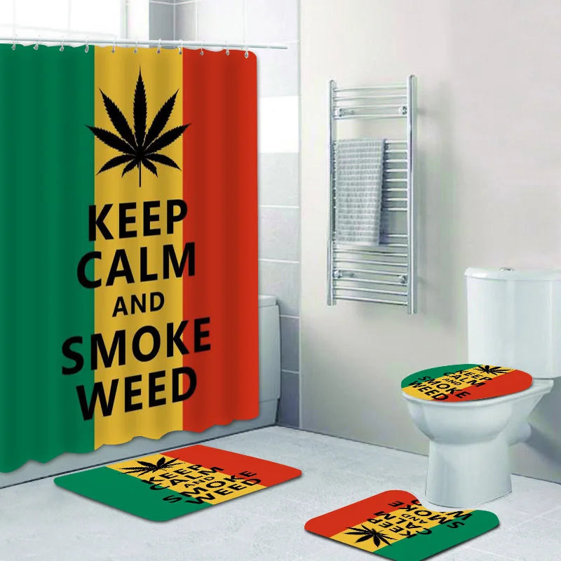 Jamaica Rasta Reggae Lion Bathroom Decor