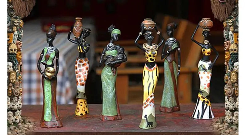 African woman people ornaments home decoration