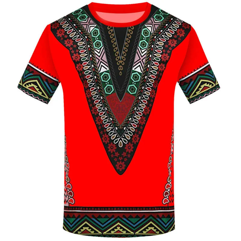 3D printing African national costume T-shirt