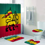 Jamaica Rasta Reggae Lion Bathroom Decor