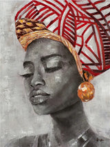 African Black Woman Canvas Posters