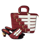 Summer Casual New Italian Women Shoes and Bag