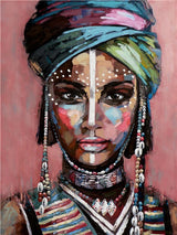 African Black Woman Canvas Posters