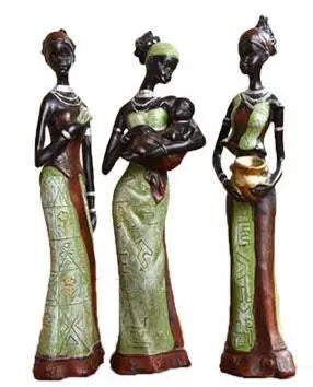 African woman people ornaments home decoration