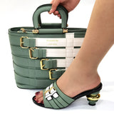 New Arrival Italian design Shoes with Matching Bags Set