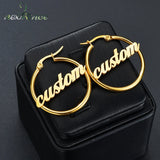 High Quality Personalized Name Drop Earrings