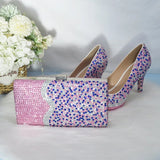 BaoYaFang Brand Bridal wedding shoes and purse