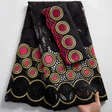 New Embroidered African Lace Fabric