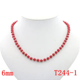 New Charming 5 Style Red Coral Beads Necklace