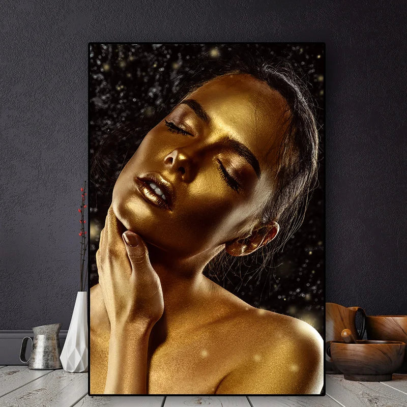 Woman Oil Painting on Canvas Cuadros Posters