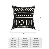 African Mud Square Pillowcase Polyester Printed Pillow Case