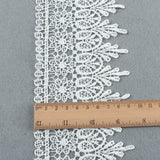 New Vintage Beige Embroidered Lace