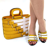 New Arrival Italian design Shoes with Matching Bags Set