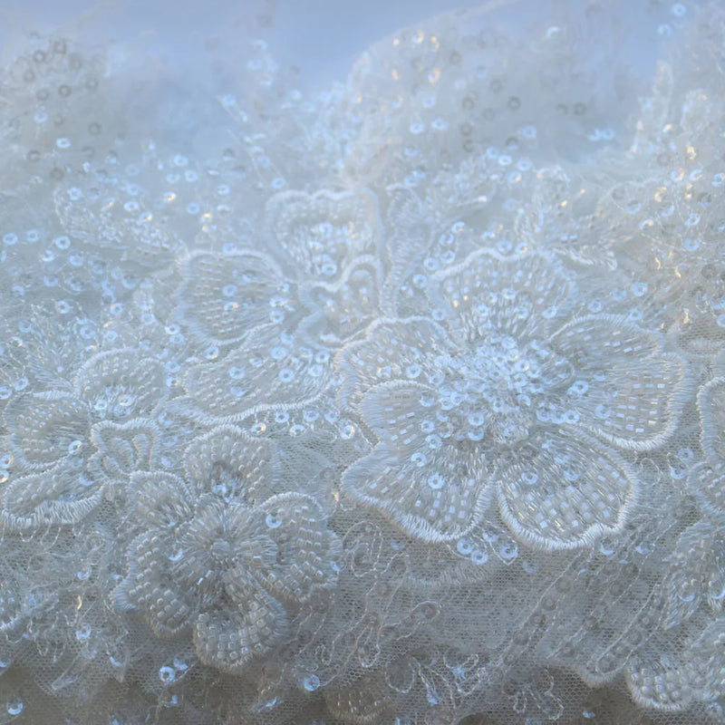 New luxury beaded embroidery lace