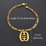 Anniyo African Symbol Gold Color  Bangles