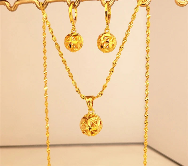 24K Yellow GP Jewelry Sets