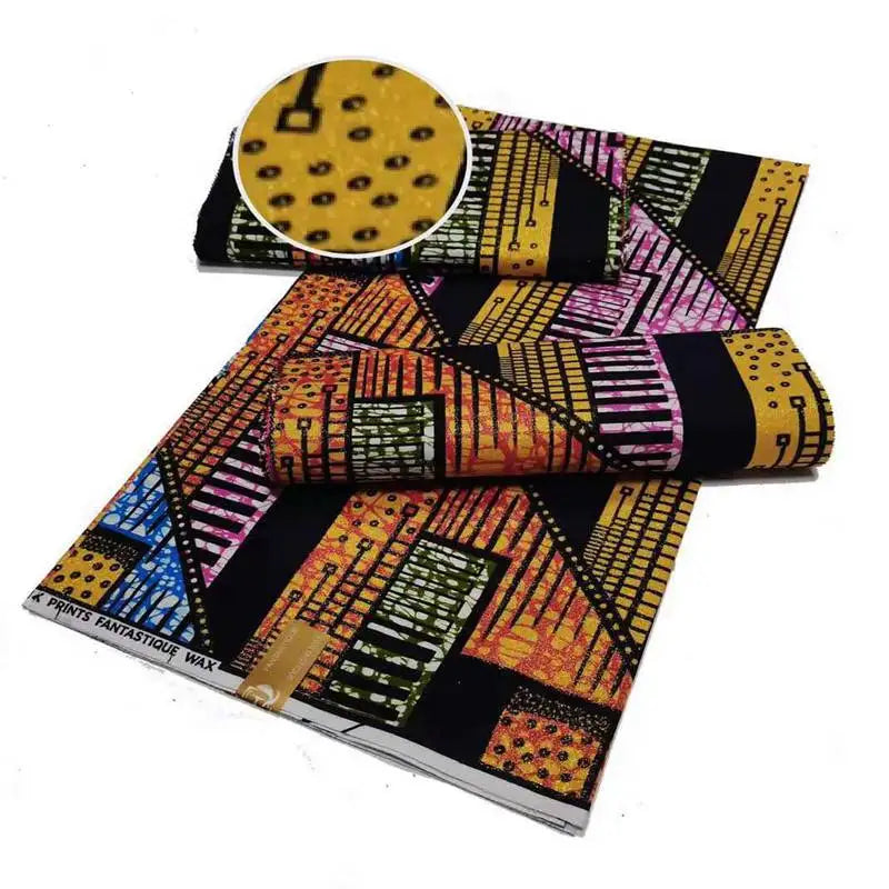 Newest African Glitter Glam Print Grand Wax