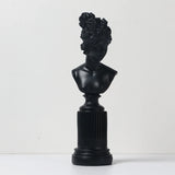 Lady Character Sculpture  Window Creative Portrait Decoration