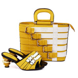 Summer Casual New Italian Women Shoes and Bag