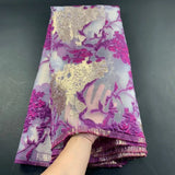 High Quality African Nigerian Tulle Lace Fabric