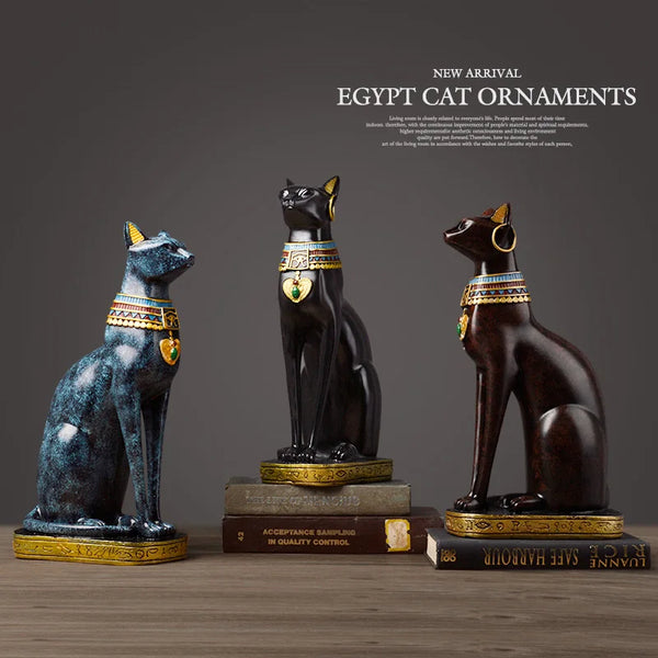 New Egyptian Cat resin craft vintage home decor