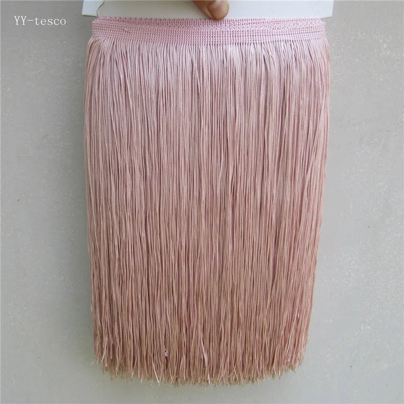 Hot Sale 30CM Long Polyester Tassel African Lace