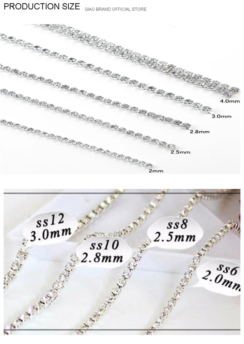 New Glitter Crystal Rhinestone Chain