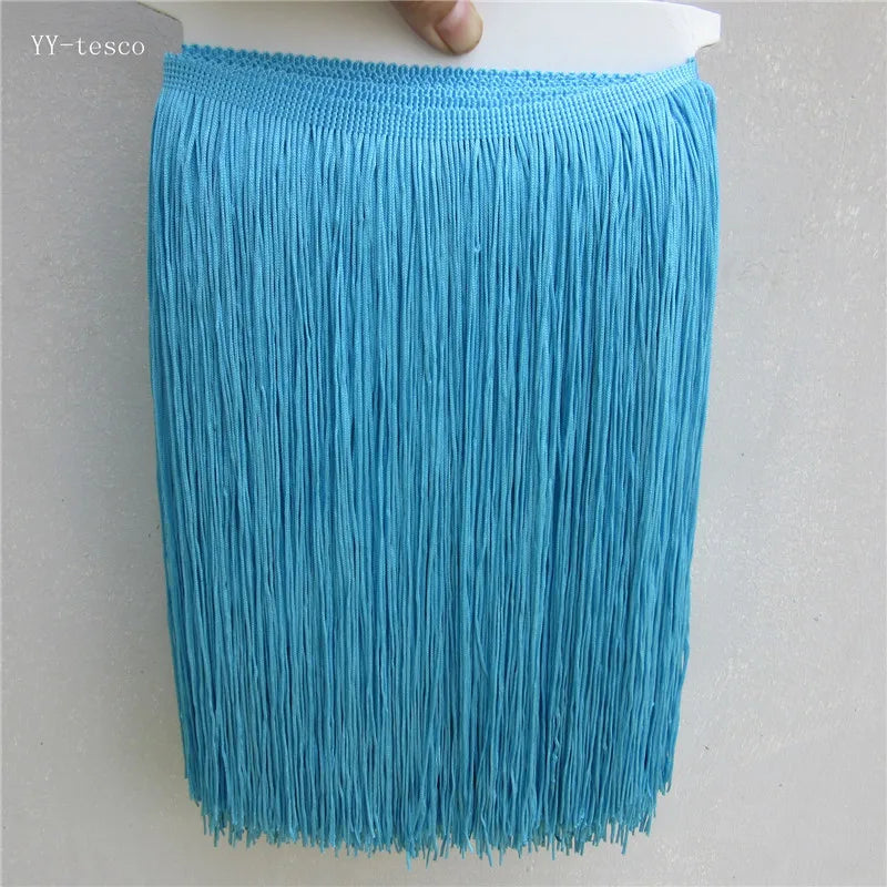 Hot Sale 30CM Long Polyester Tassel African Lace