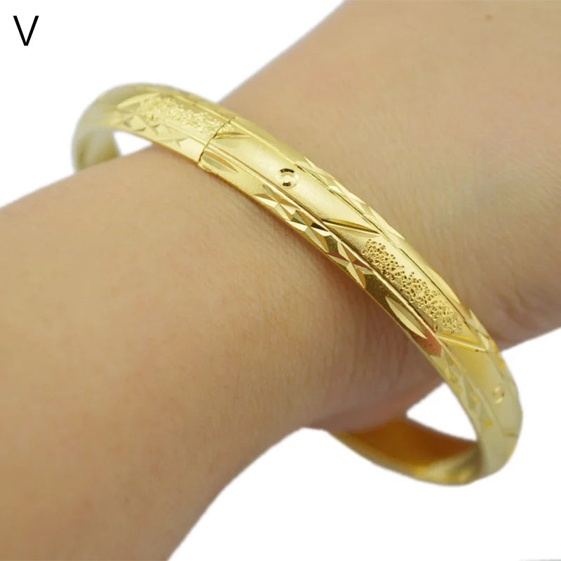 New Fashion Gold Color Bangles