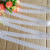 New Embroidered Net White Black Lace