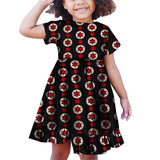 Summer Children Short Sleeves Dresses