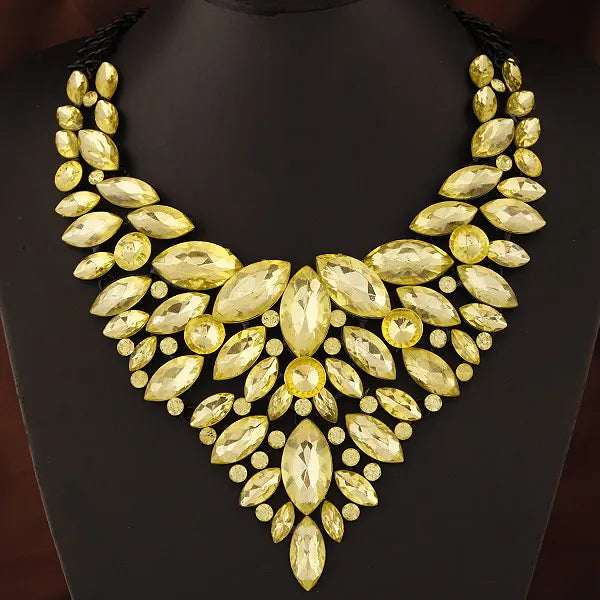 New Luxury African Beads Statement Necklace