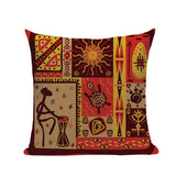 New Lady Africa Geometric Pillow Covers