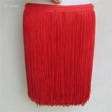 Hot Sale 30CM Long Polyester Tassel African Lace