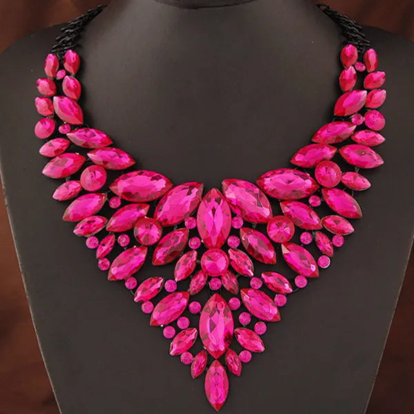 New Luxury African Beads Statement Necklace