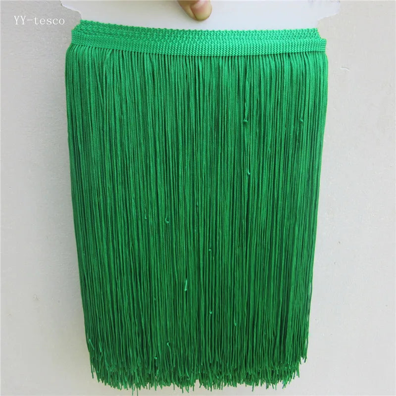 Hot Sale 30CM Long Polyester Tassel African Lace