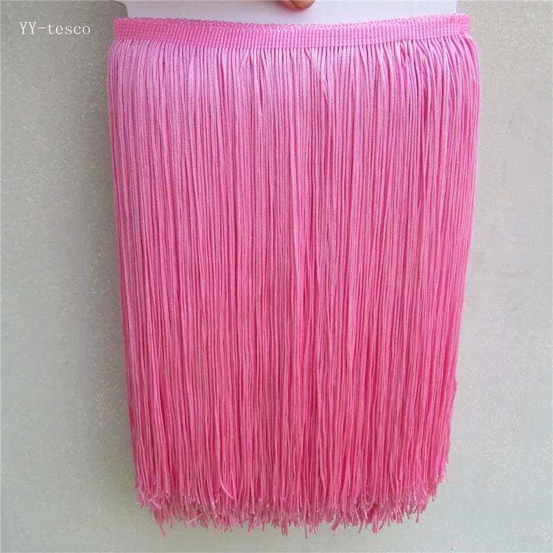 Hot Sale 30CM Long Polyester Tassel African Lace