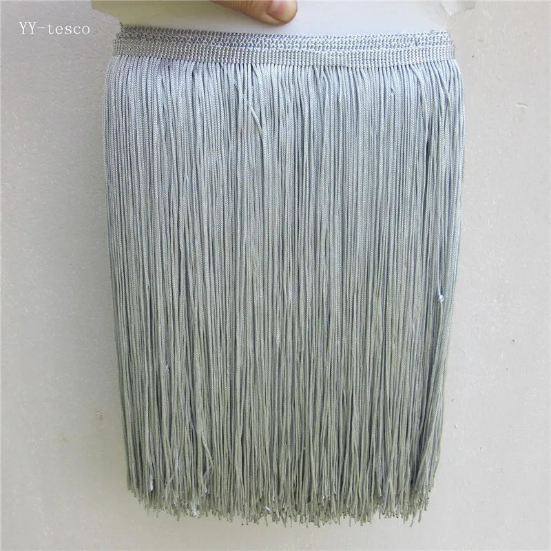 Hot Sale 30CM Long Polyester Tassel African Lace