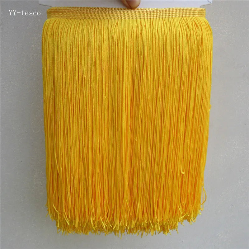 Hot Sale 30CM Long Polyester Tassel African Lace