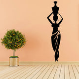 African Woman Vinyl Wall Stickers