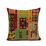 New Lady Africa Geometric Pillow Covers