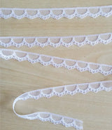 New Embroidered Net White Black Lace