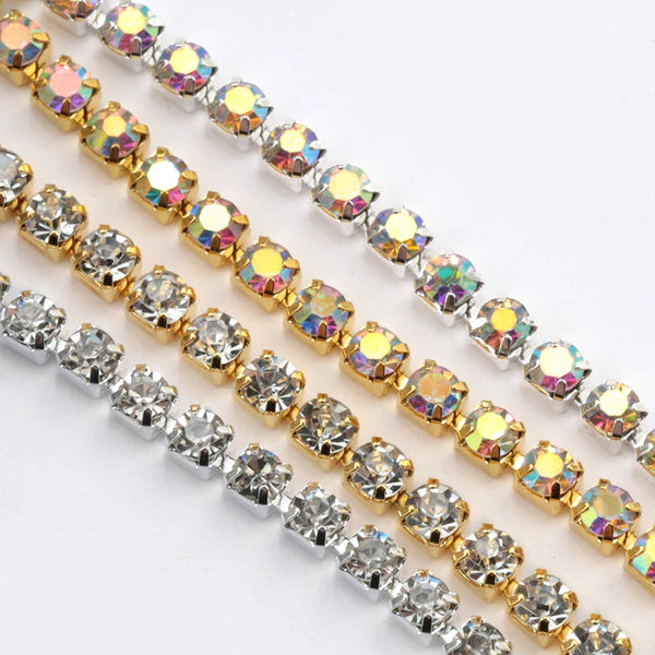 New Glitter Crystal Rhinestone Chain