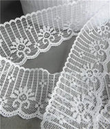 New Embroidered Net White Black Lace