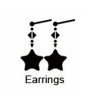 High Quality Stainless Steel Letter Earrings