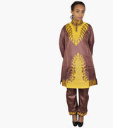 African Bazin Embroidery Design Dresses