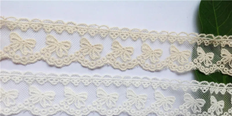 New Cotton Embroidered Sewing Ribbon Guipure Lace